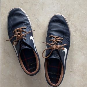 Nike Stefan Janoski Navy Leather Men’s Shoes